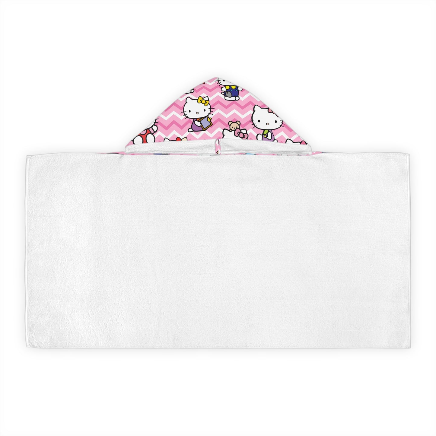 Hello Kitty Playtime Collage Youth Hooded Towel