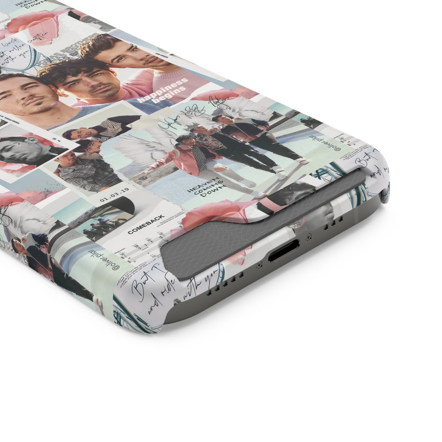 Jonas Brother Happiness Begins Collage Phone Case With Card Holder