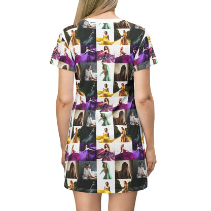 Taylor Swift Speak Now Mosaic T-Shirt Dress