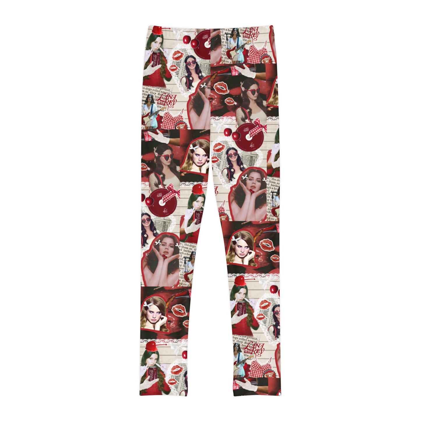 Lana Del Rey Cherry Coke Collage Youth Leggings