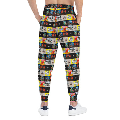 Bad Bunny Album Art Collage Athletic Jogger Sweatpants