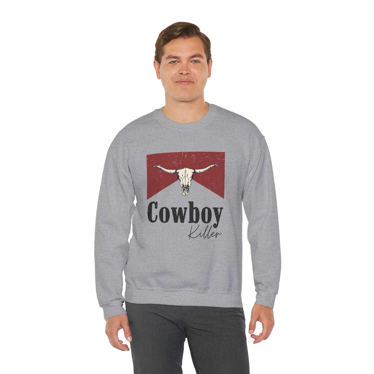 Morgan Wallen Cowboy Killer Unisex Heavy Blend Crewneck Sweatshirt