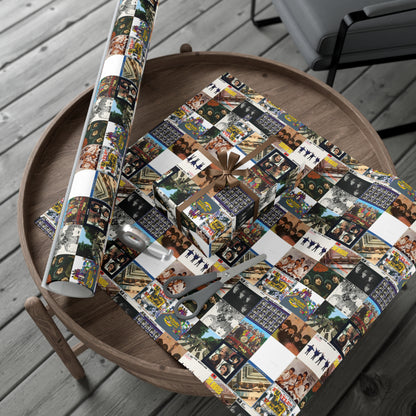 The Beatles Album Cover Collage Gift Wrap Paper