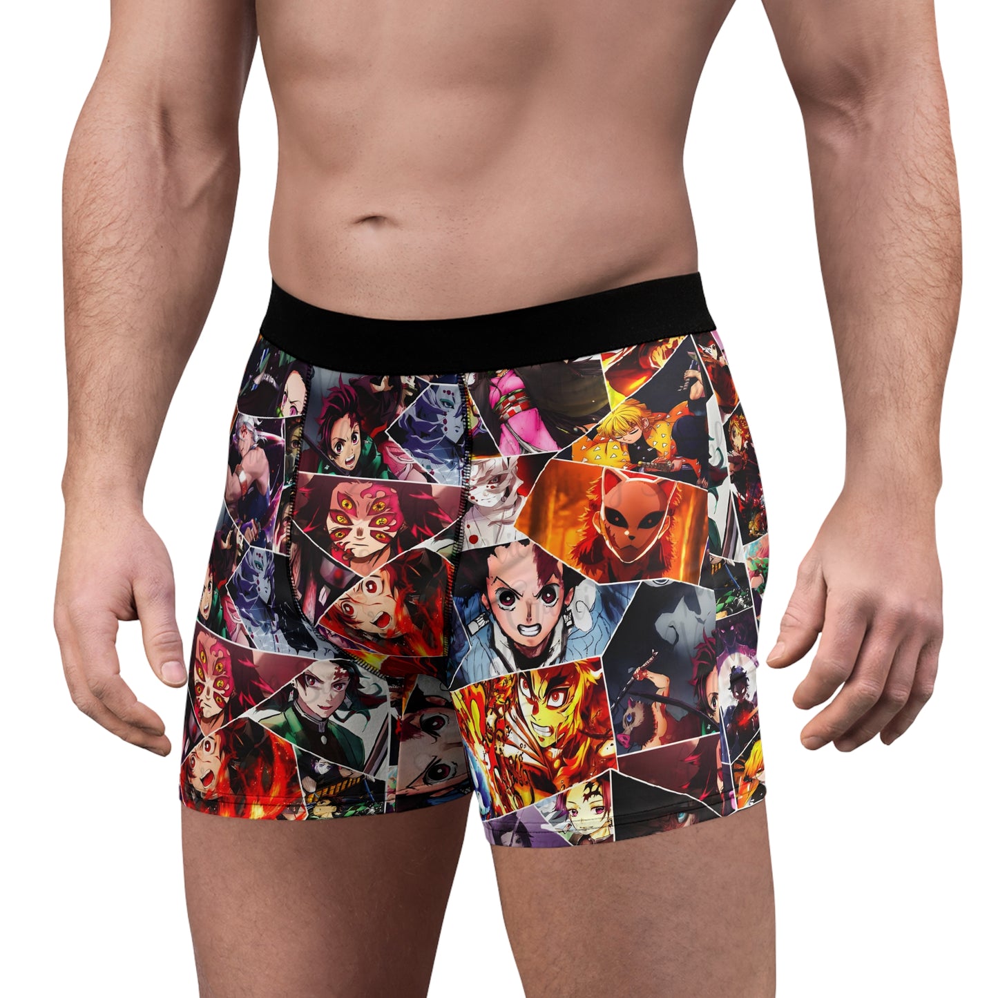 Demon Slayer Reflections Collage Men's Boxer Briefs Underwear
