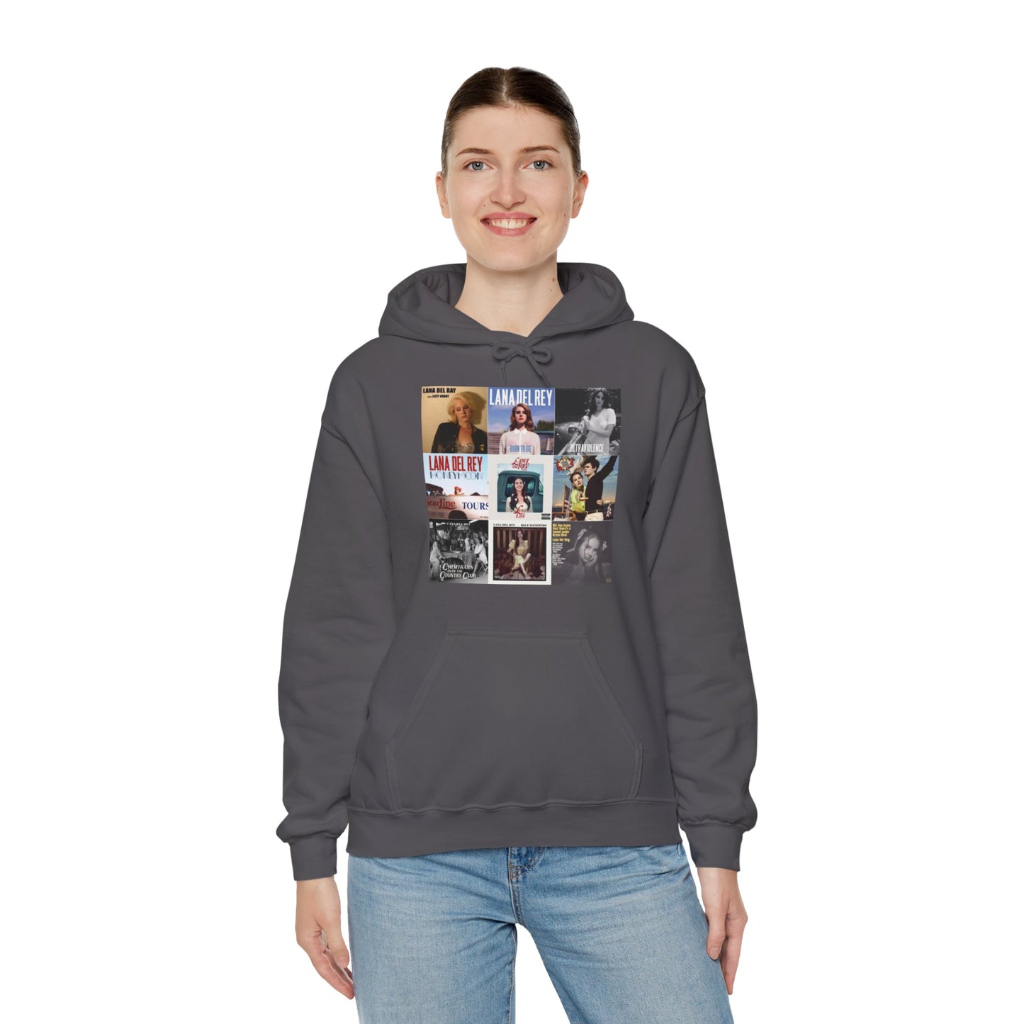 Lana Del Rey Album Cover Collage Unisex Heavy Blend Hooded Sweatshirt