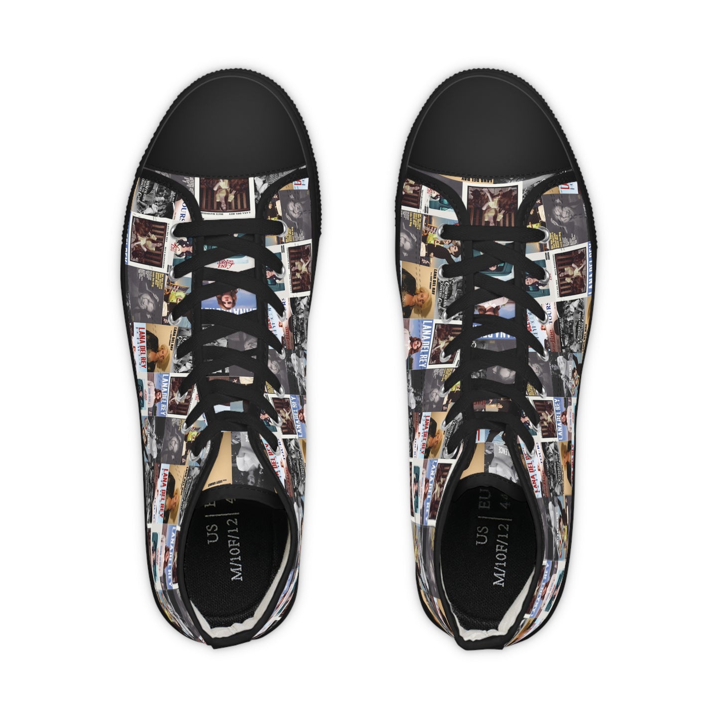 Lana Del Rey Album Cover Collage Men's High Top Sneakers