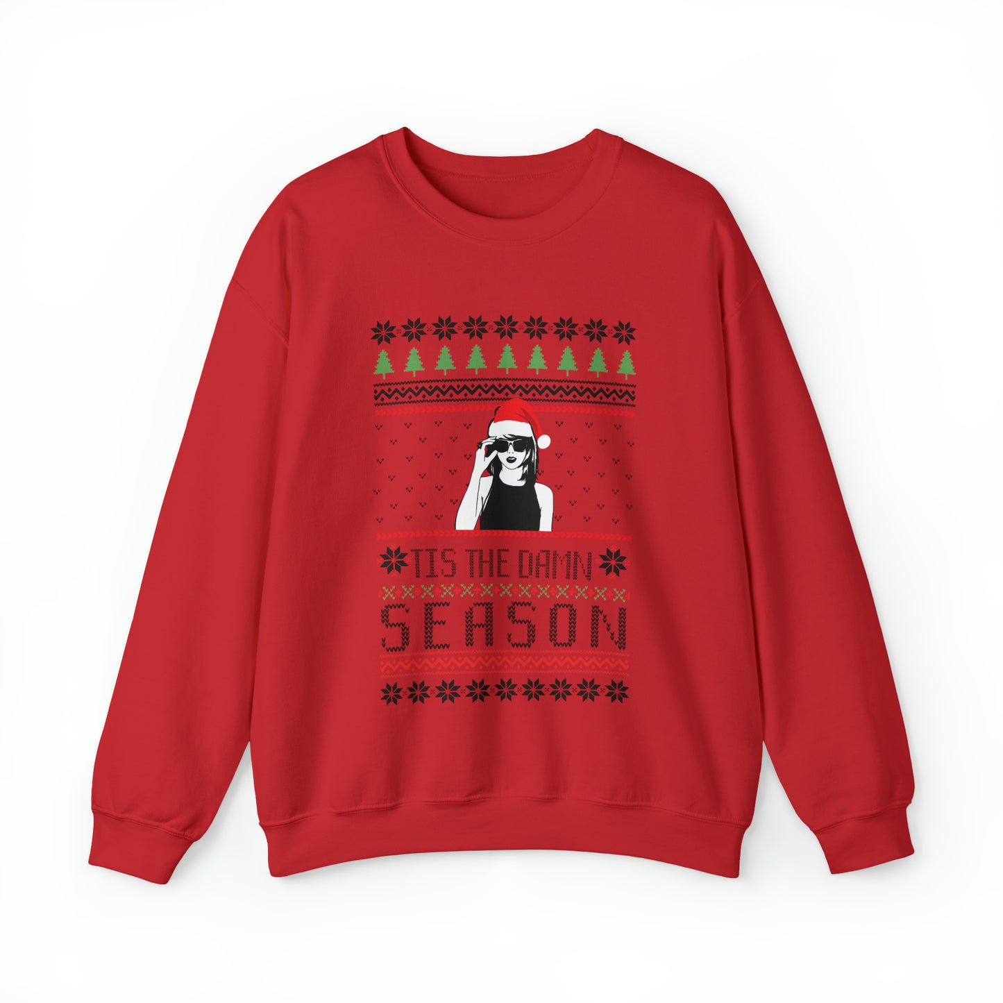 Taylor Swift 'Tis The Damn Season Unisex Heavy Blend Crewneck Sweatshirt