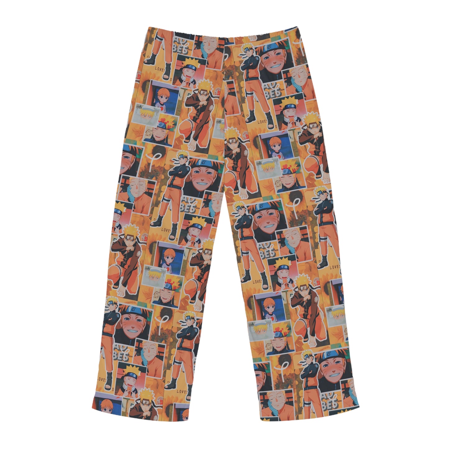 Naruto Uzumaki Sunflower Blaze Collage Men's Pajama Pants