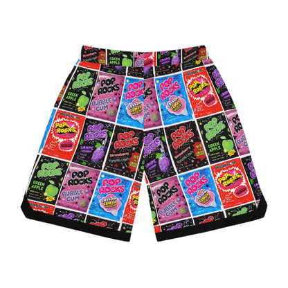 Pop Rocks Party Basketball Rib Shorts