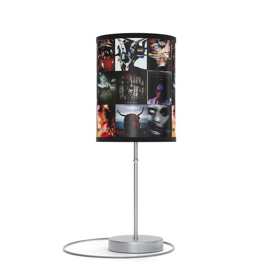 Slipknot Album Art Collage Lamp on a Stand