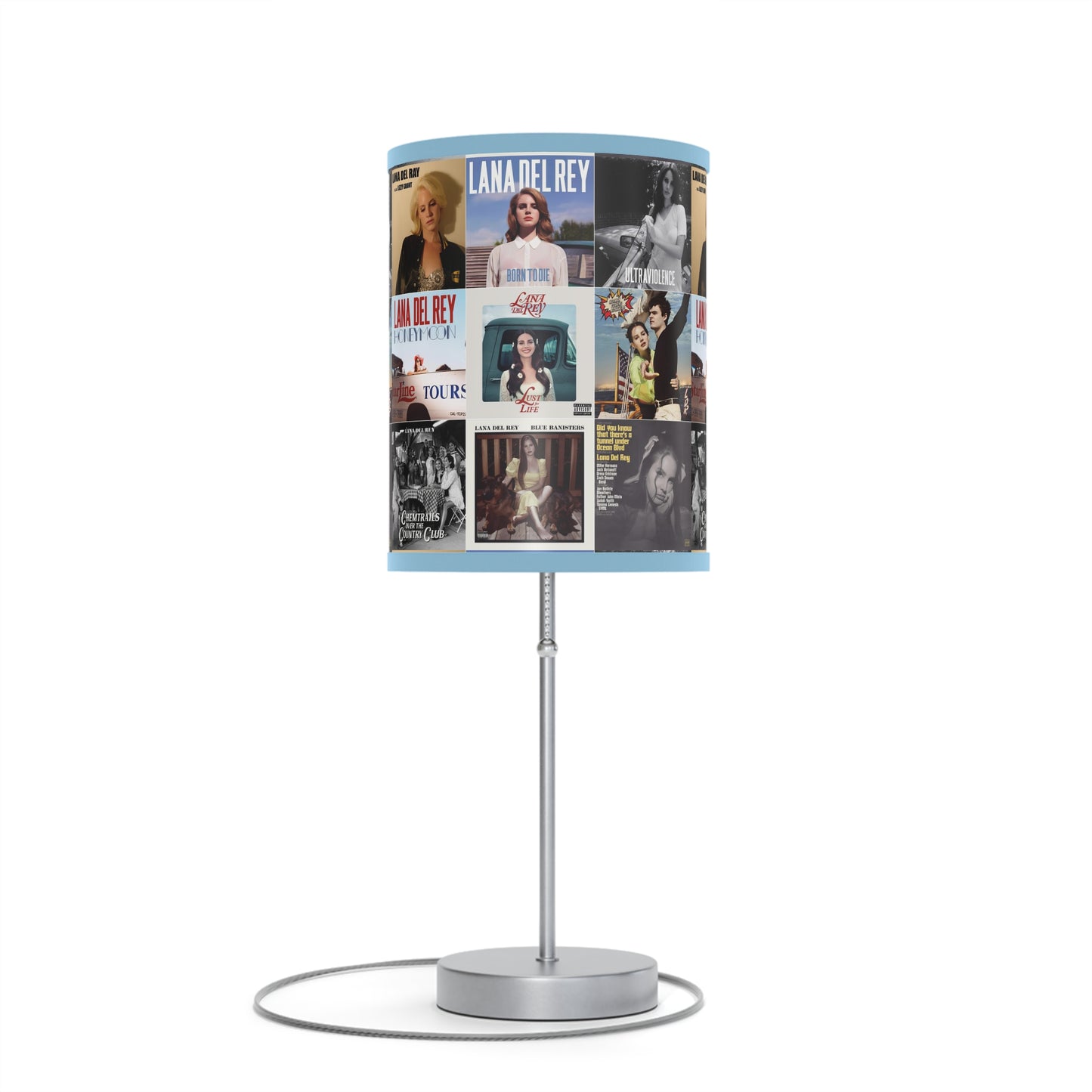 Lana Del Rey Album Cover Collage Lamp on a Stand