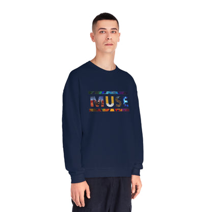 Muse Album Art Letters Unisex NuBlend Crewneck Sweatshirt