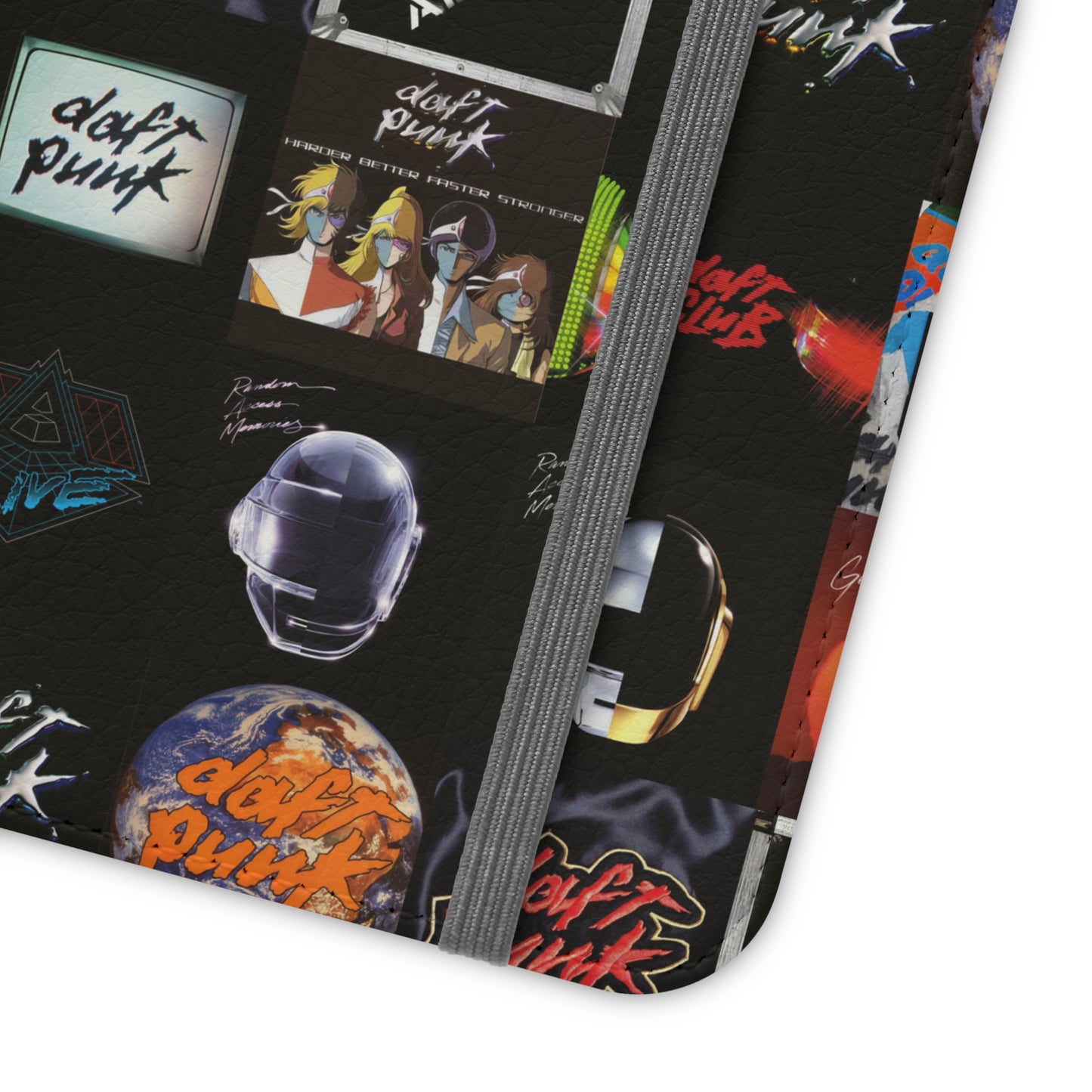 Daft Punk Album Cover Art Collage Phone Flip Case