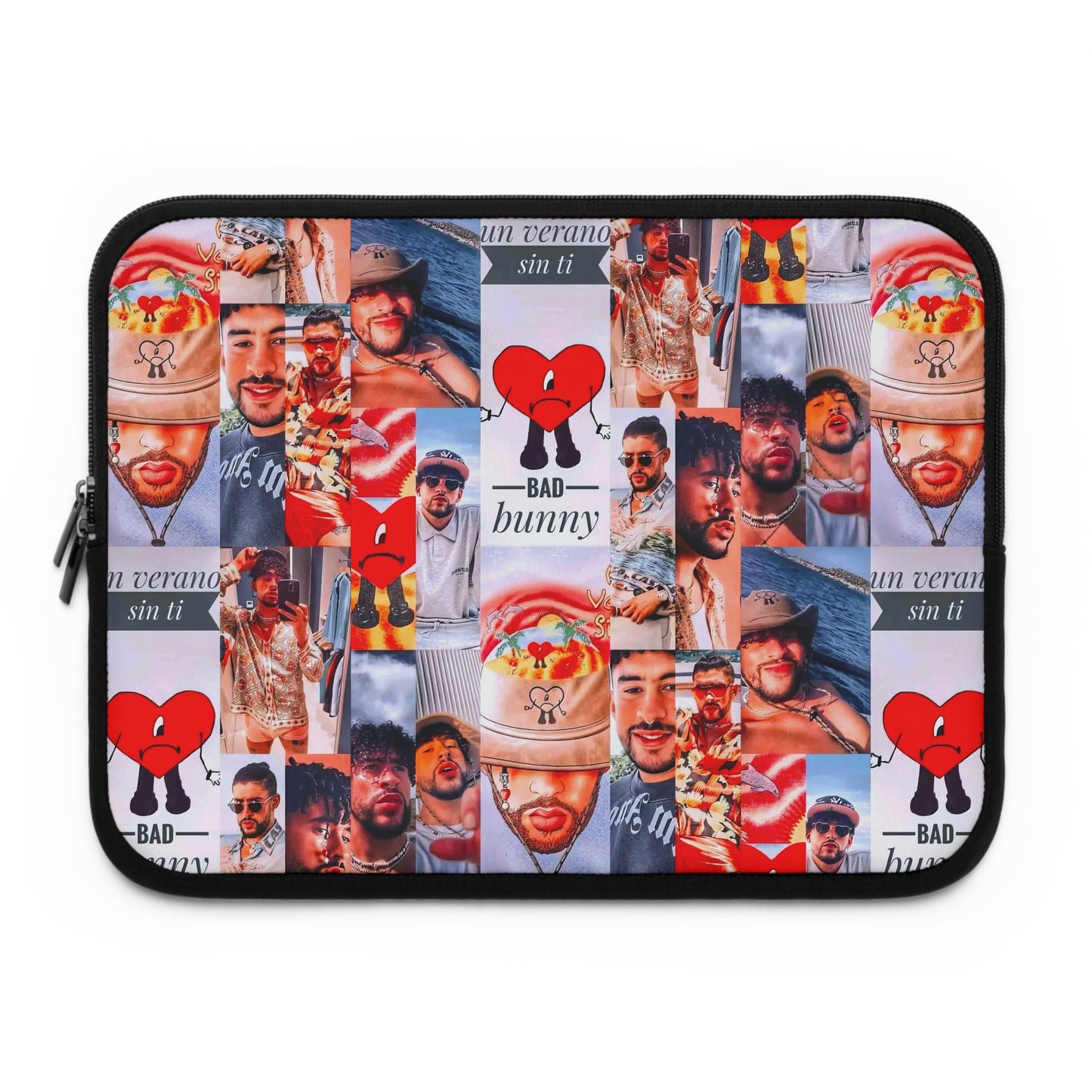 Bad Bunny Un Verano Sin Ti Photo Collage Laptop Sleeve