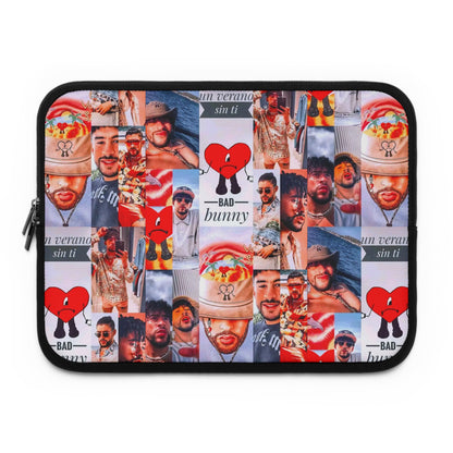 Bad Bunny Un Verano Sin Ti Photo Collage Laptop Sleeve