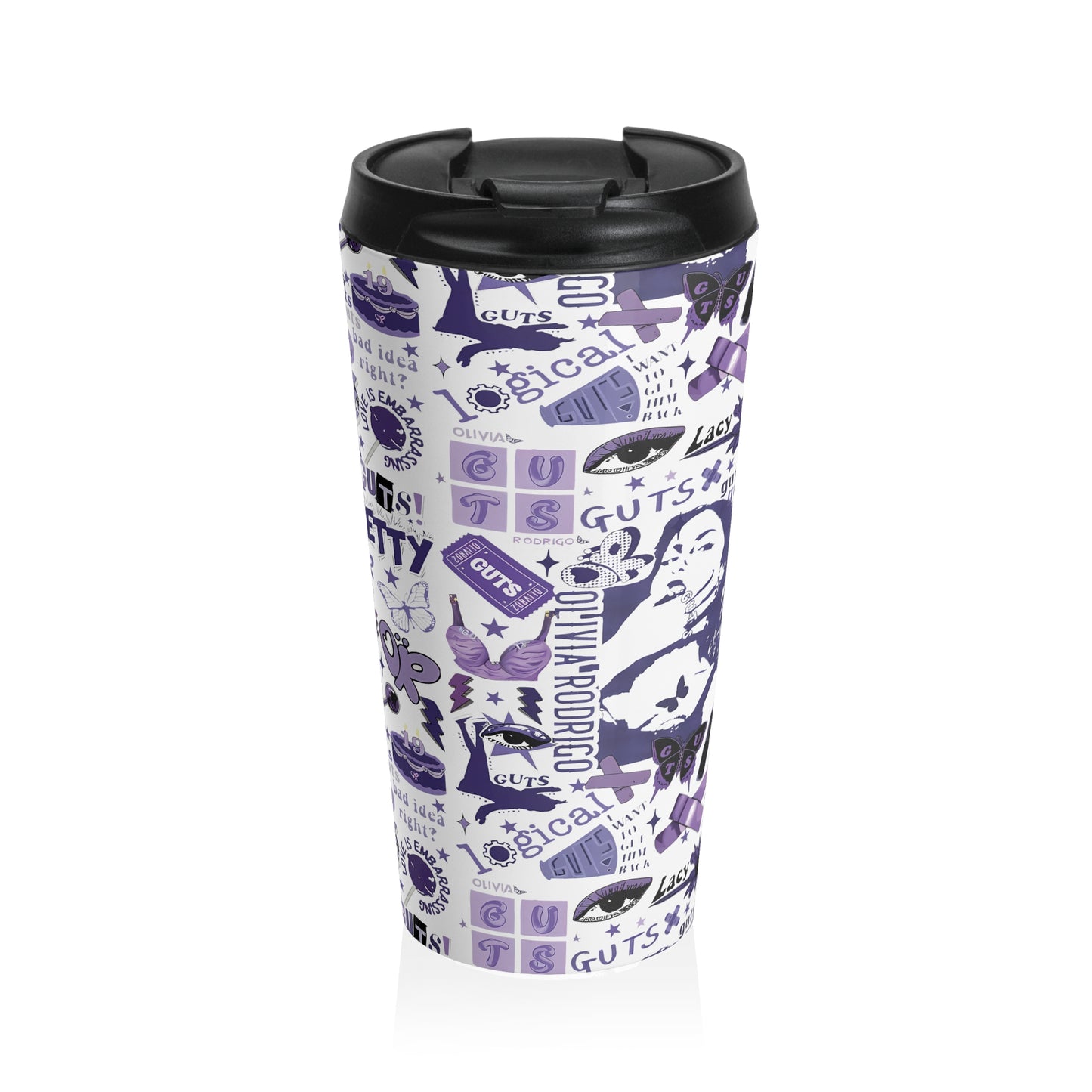 Olivia Rodrigo Guts Tour Collage Stainless Steel Travel Mug