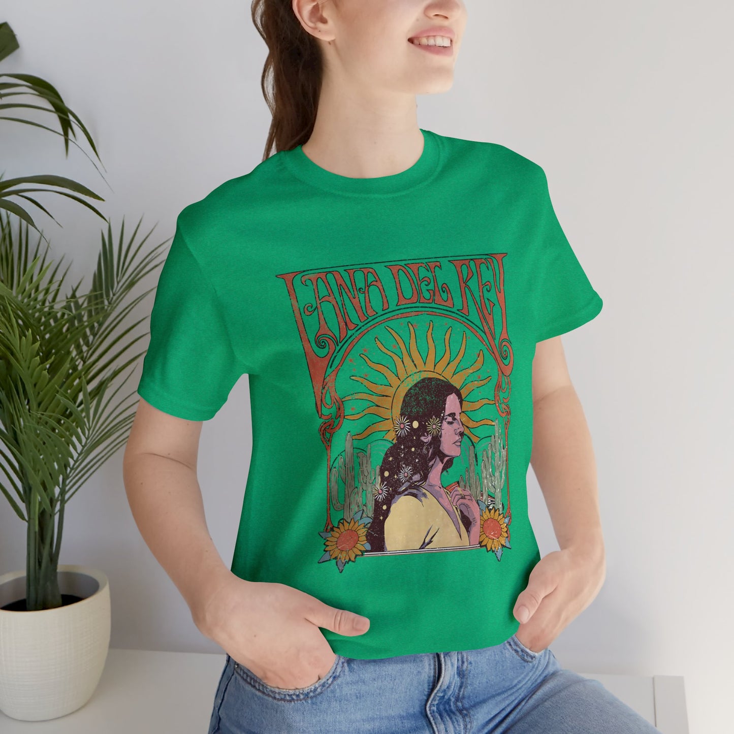 Lana Del Rey Vintage Artwork Unisex Jersey Short Sleeve Tee Shirt