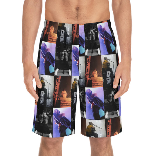Post Malone On Tour Collage Men's Board Shorts