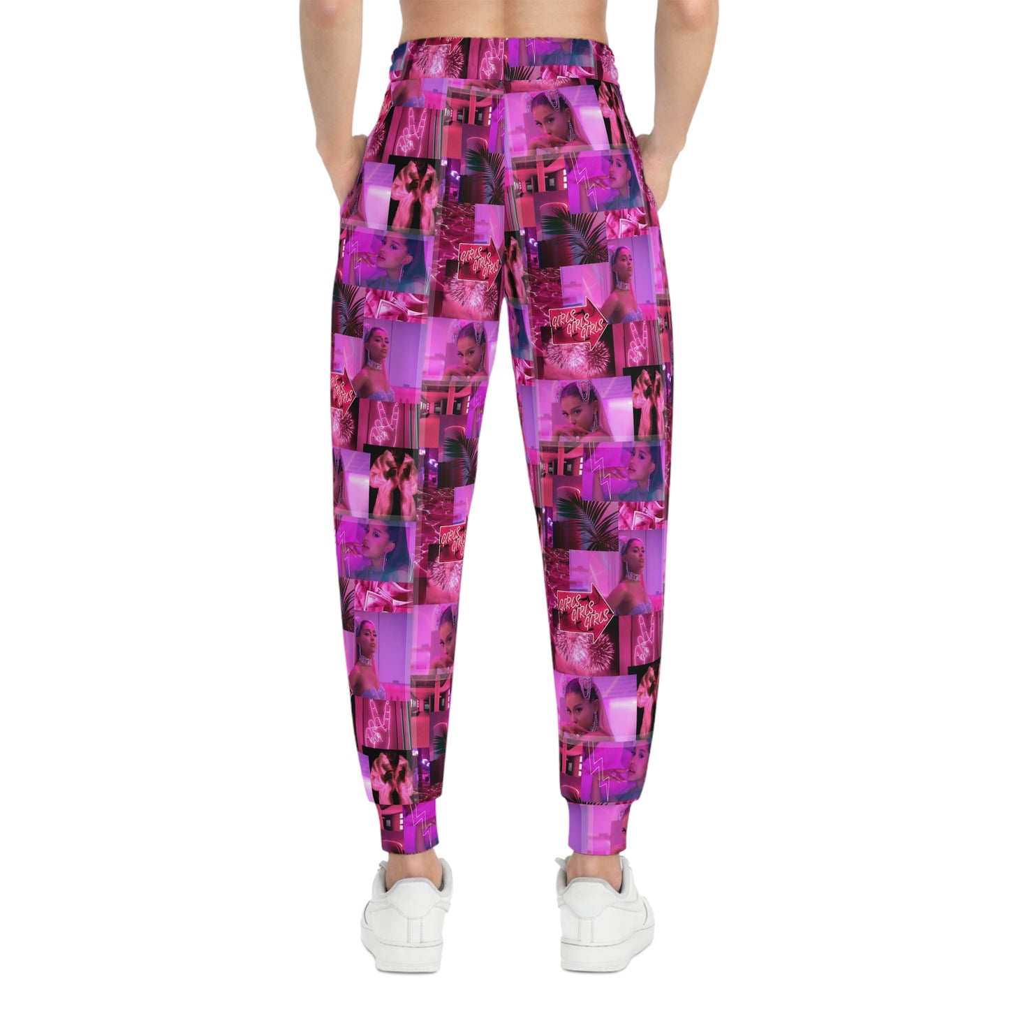 Ariana Grande 7 Rings Collage Athletic Jogger Sweatpants