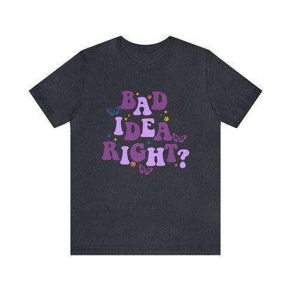 Olivia Rodrigo Bad Idea Right? Unisex Jersey Short Sleeve Tee Shirt