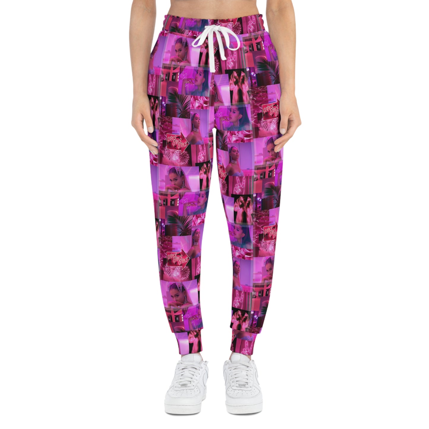 Ariana Grande 7 Rings Collage Athletic Jogger Sweatpants