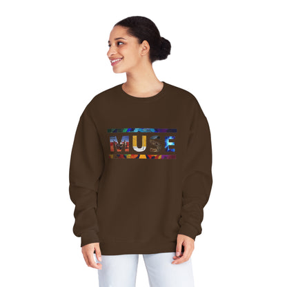 Muse Album Art Letters Unisex NuBlend Crewneck Sweatshirt