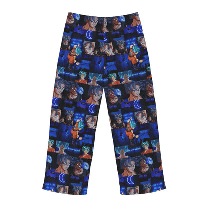 Dragon Ball Z Saiyan Moonlight Collage Men's Pajama Pants