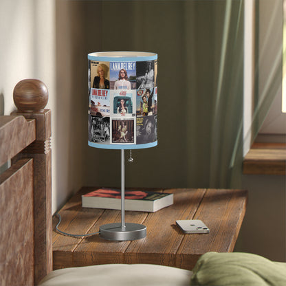 Lana Del Rey Album Cover Collage Lamp on a Stand