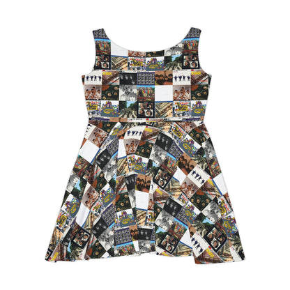 The Beatles Album Cover Collage Women's Skater Dress