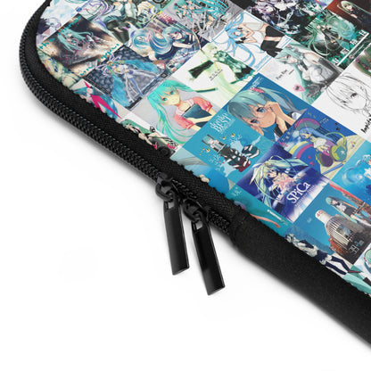 Hatsune Miku Album Cover Collage Laptop Sleeve