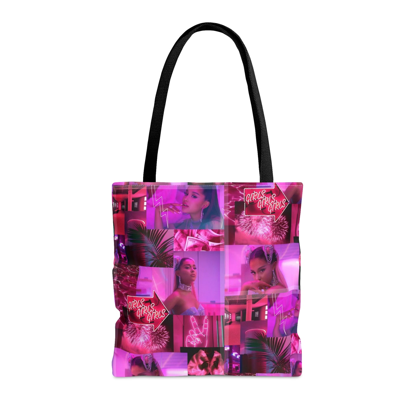 Ariana Grande 7 Rings Collage Tote Bag