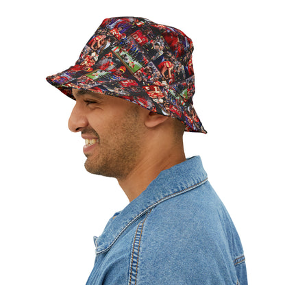 Kansas City Chiefs Superbowl LVIII Championship Victory Collage Bucket Hat