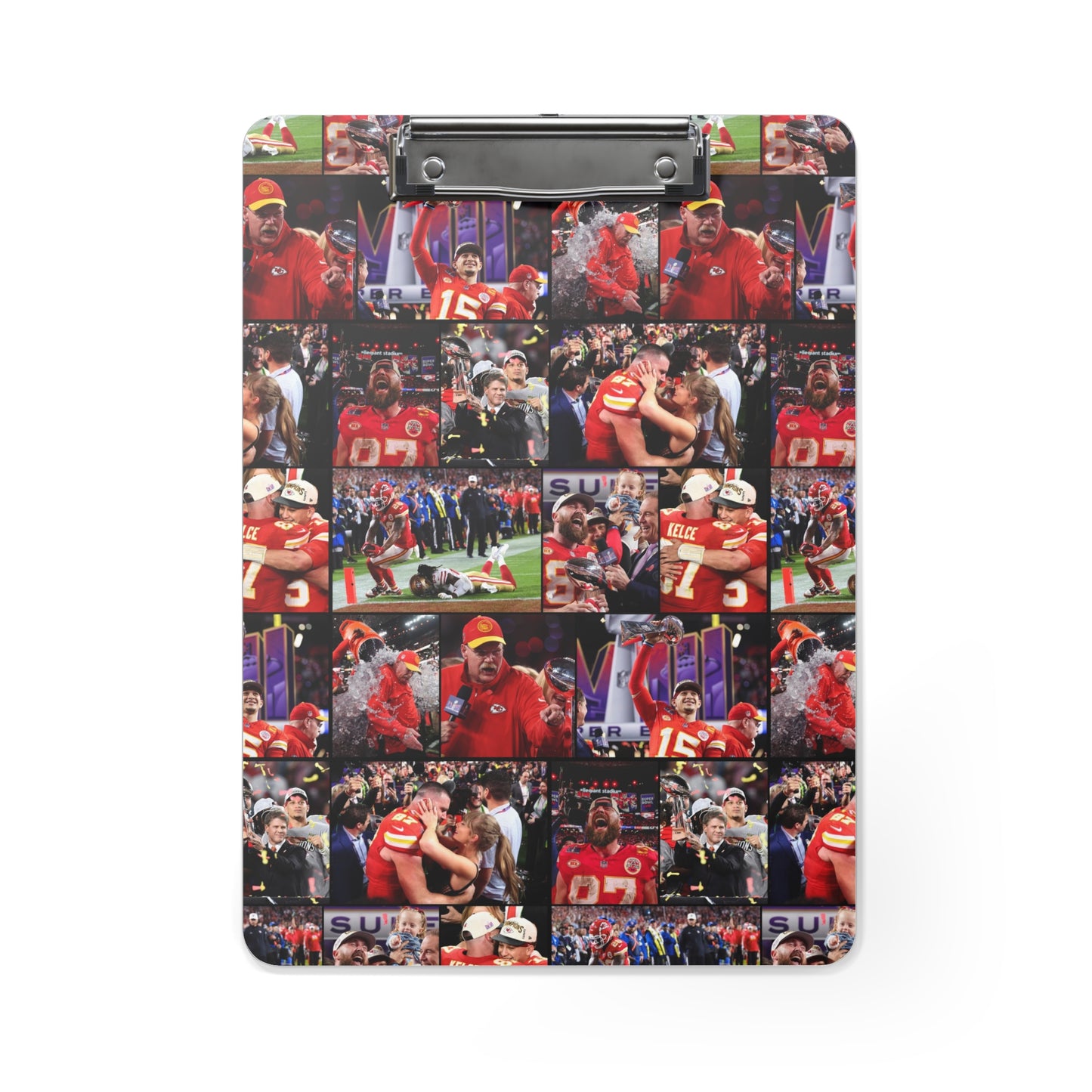 Kansas City Chiefs Superbowl LVIII Championship Victory Collage Clipboard