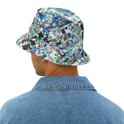 Hatsune Miku Album Cover Collage Bucket Hat