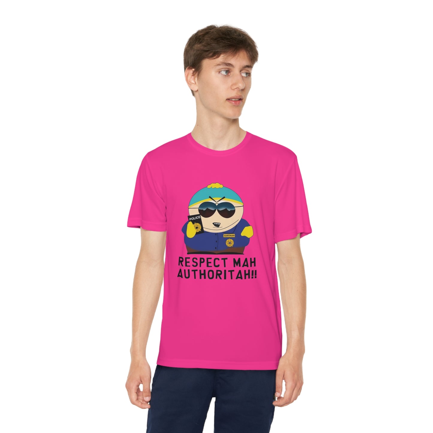 South Park Cartman Respect Mah Autheritah! Youth Competitor Tee
