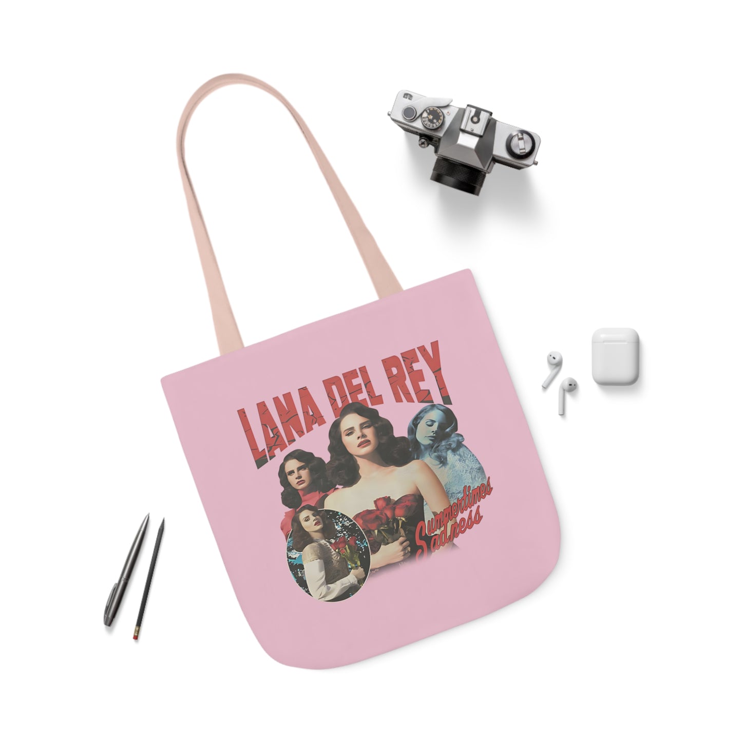 Lana Del Rey Summertime Sadness Polyester Canvas Tote Bag