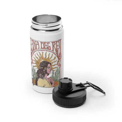 Lana Del Rey Vintage Artwork Stainless Steel Sports Lid Water Bottle