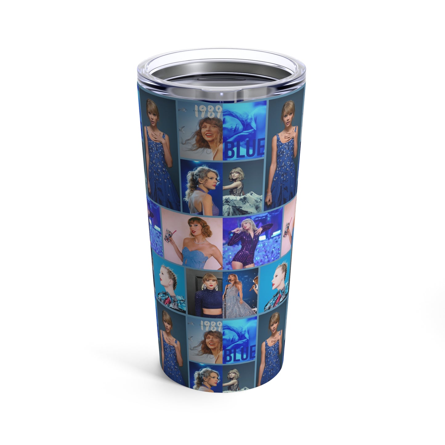 Taylor Swift Blue Dreams Collage 20oz Tumbler