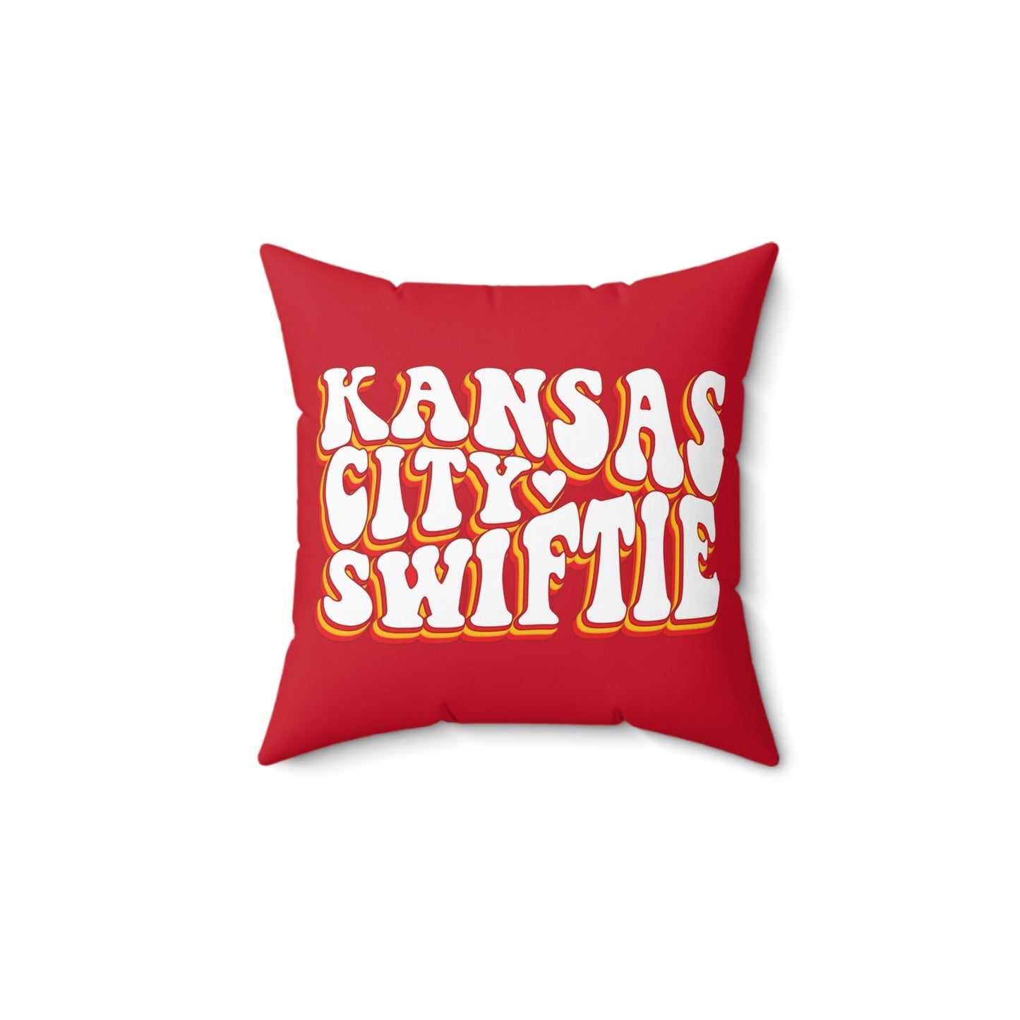 Taylor Swift Kansas City Swiftie Spun Polyester Square Pillow