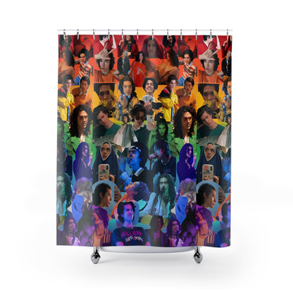 Conan Grey Rainbow Photo Collage Shower Curtain