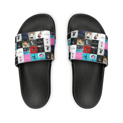 YUNGBLUD Album Cover Art Collage Youth Slide Sandals