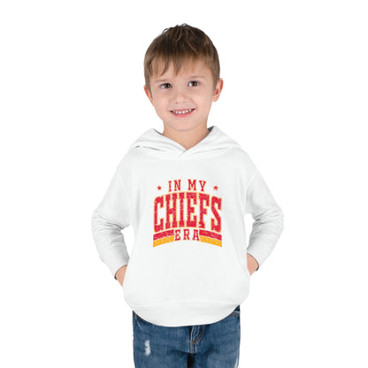 Taylor Swift In My Chiefs Era Toddler Pullover Fleece Hoodie