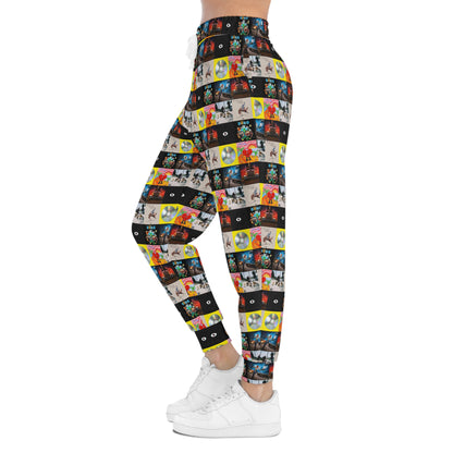 Bad Bunny Album Art Collage Athletic Jogger Sweatpants