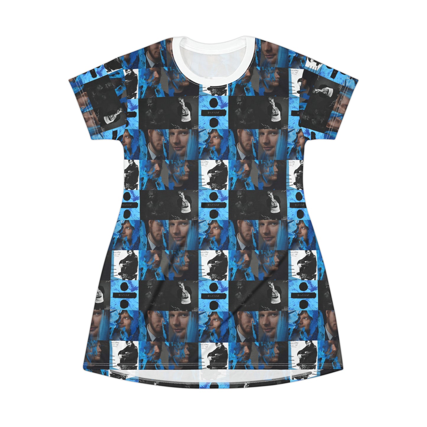 Ed Sheeran Divide Mosaic T-Shirt Dress