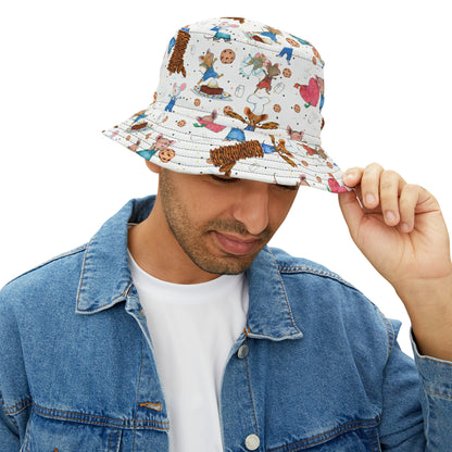 If You Give A Mouse A Cookie Collage Bucket Hat