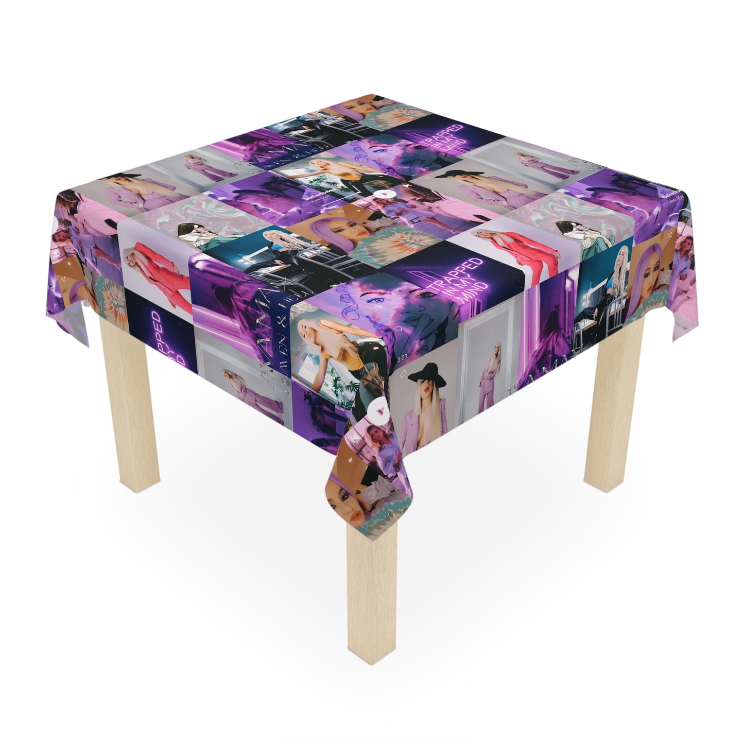 Ava Max Belladonna Photo Collage Tablecloth