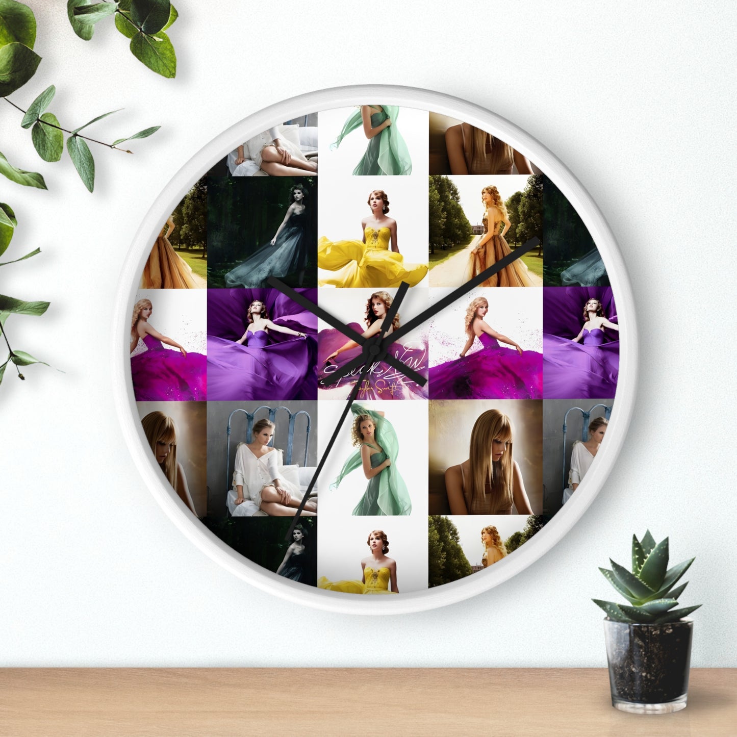 Taylor Swift Speak Now Mosaic Wall Clock