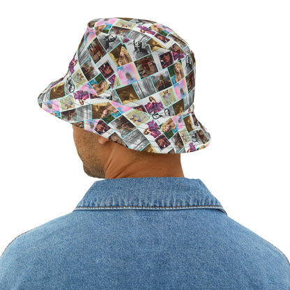 Taylor Swift Album Art Collage Bucket Hat