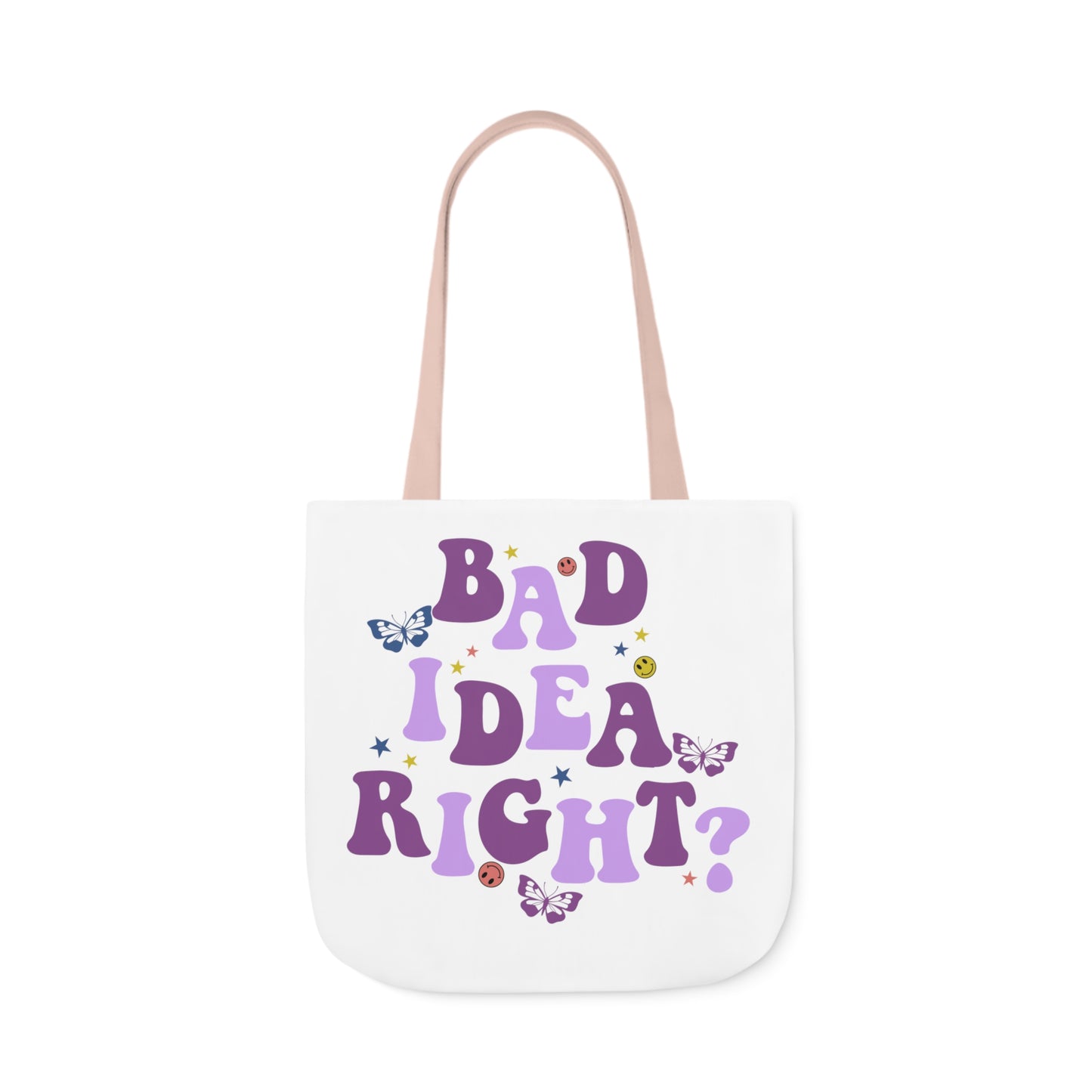 Olivia Rodrigo Bad Idea Right? Polyester Canvas Tote Bag