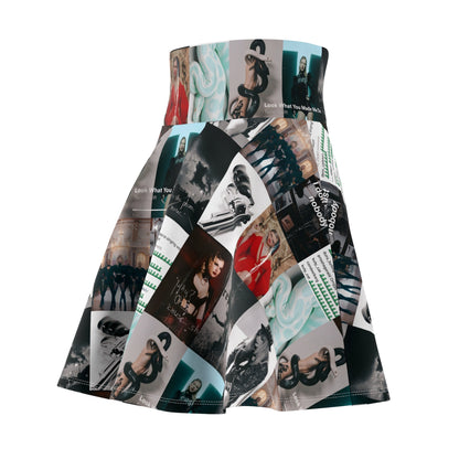 Taylor Swift Reputation Look What You Made Me Do Mosaic Women's Skater Skirt